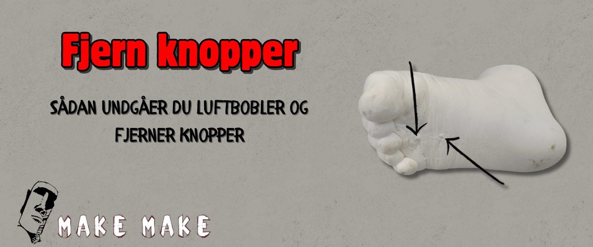 Hvordan fjerner man knopper fra sin gipsafstbning?