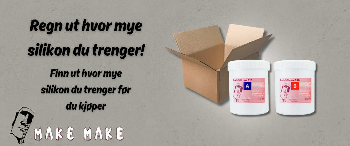 Finn ut hvor mye silikon du trenger