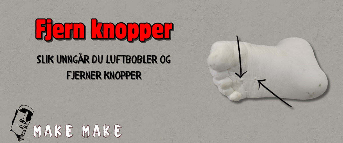 Hvordan fjerner man knopper fra gipsavstpningen sin?