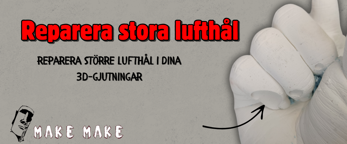 Fixa stora lufthl i din gipsgjutning
