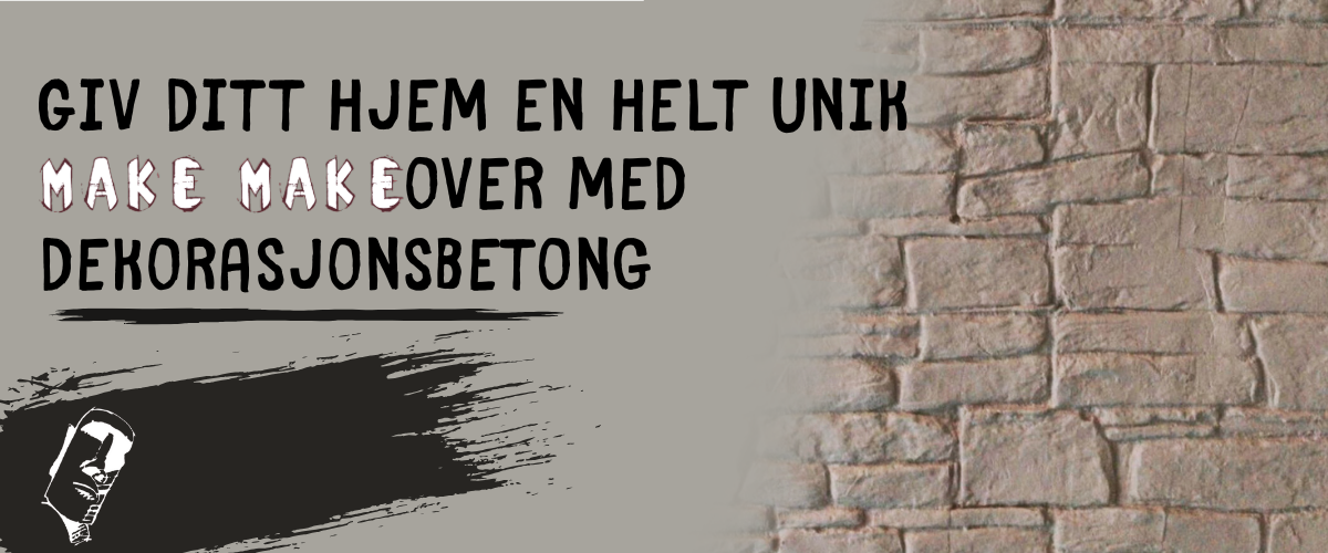 Gi hjemmet ditt en makeover med dekorasjonsbetong