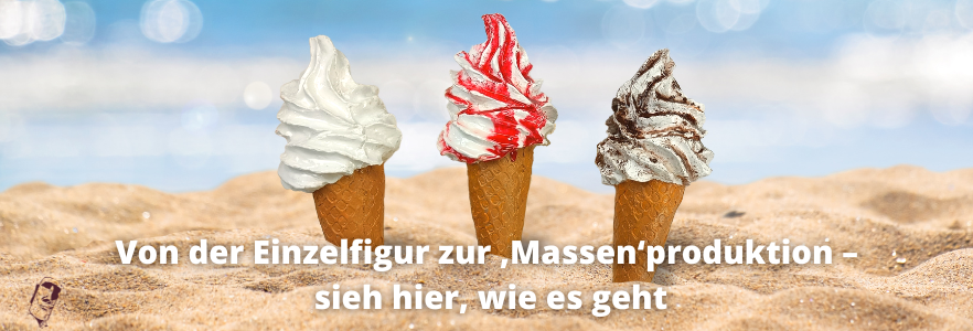 Produziere deine eigene Figur in Serie