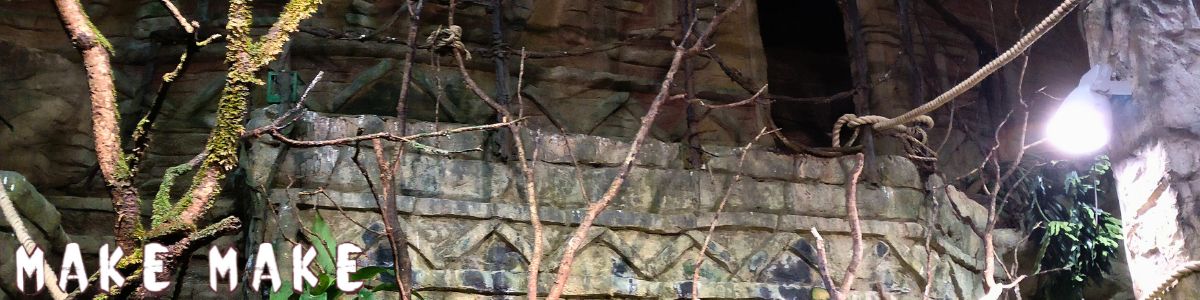 Temple wall build with MakeMake ConcreteClay, in Universeum Gothenborg.