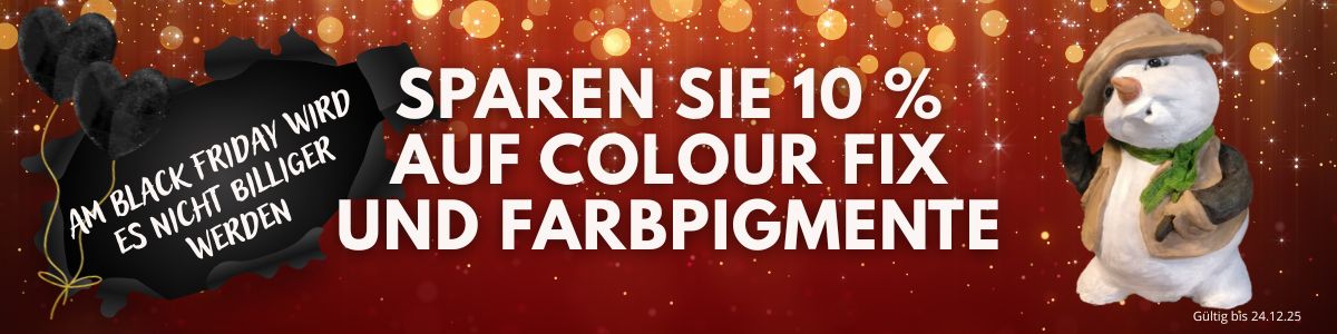 Weihnachtsangebote auf die beste Farbe für Beton, Gips und lufttrocknenden Ton – Colour Fix und Farbpigmente.