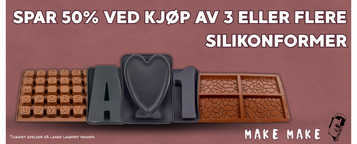 SPAR 50% VED KJ�P AV 3 ELLER FLERE SILIKONFORMER