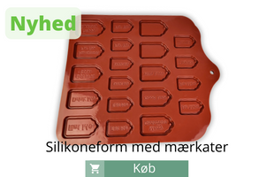 Silikonmatte - groß (hellrot) - Zubehör für Silikonformen - MakeMake.dk