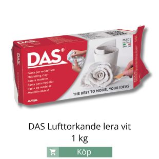 DAS lufttorkande lera vit