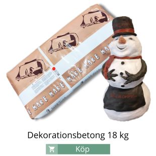 dekorationsbetong - makemake betonglera 18 kg