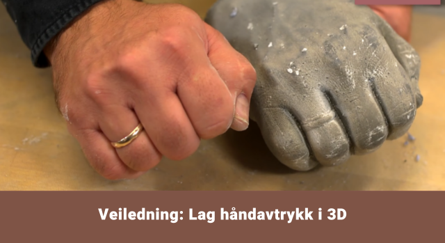 Guide: Håndavtrykk i 3D-betong