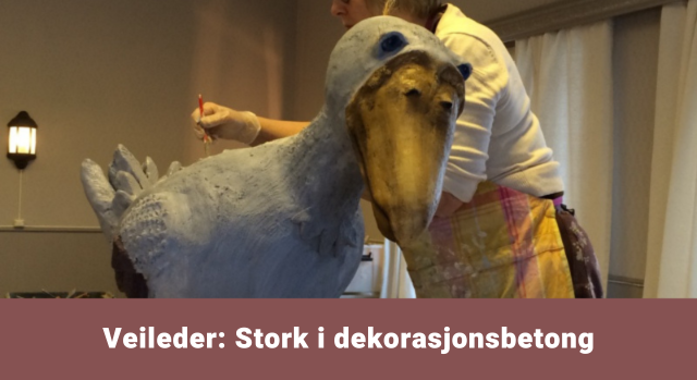 Stork i dekorasjonsbetong – guide