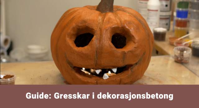 Gresskar i dekorasjonsbetong – Guide