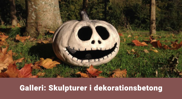 Guide til skulpturer i dekorationsbetong.