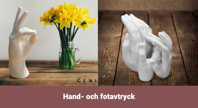 Hand- och fotavgjutningar