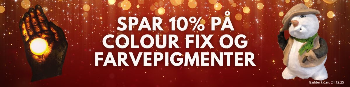 julepris: 10% p&aring; colour fix og farvepigmenter - bedste betonmaling , gipsmaling, lak til sten, m.m.