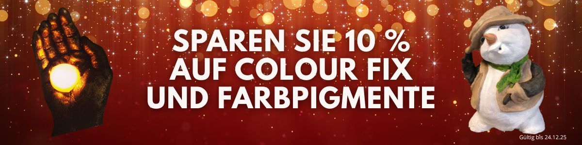 Weihnachtsangebote auf die beste Farbe für Beton, Gips und lufttrocknenden Ton – Colour Fix und Farbpigmente.