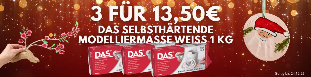 Kaufen Sie 3 für 13,50 € DAS selbsthärtende Modelliermasse Weiß 1 kg – hochwertige Modelliermasse, perfekt für Ihre kreativen Träume!