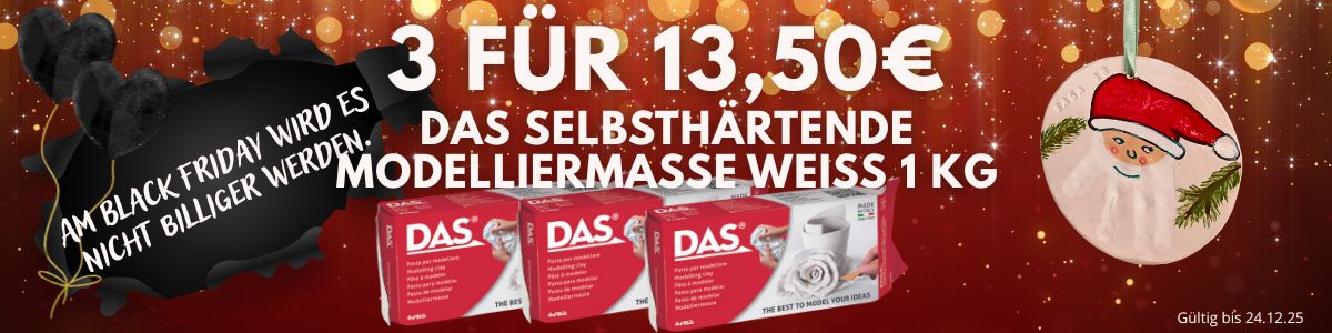 Kaufen Sie 3 für 13,50 € DAS selbsthärtende Modelliermasse Weiß 1 kg – hochwertige Modelliermasse, perfekt für Ihre kreativen Träume!