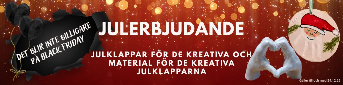 Julerbjudande för kreativa och material till kreativa julklappar – det blir inte billigare än på Black Friday.