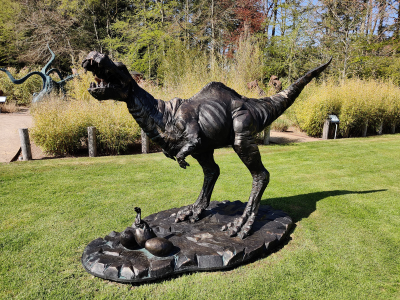 Dinosaur mad of ConcreteClay
