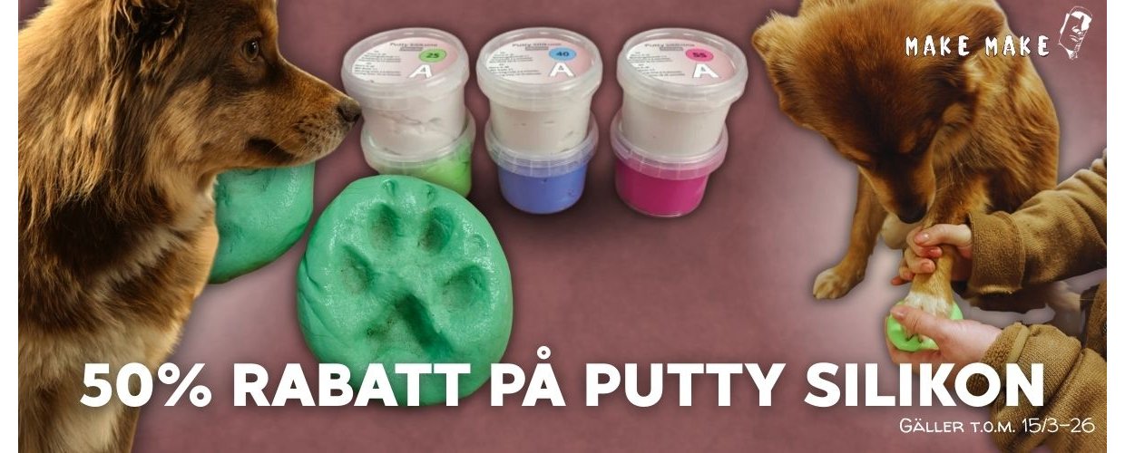 50% RABATT P� PUTTY SILIKON