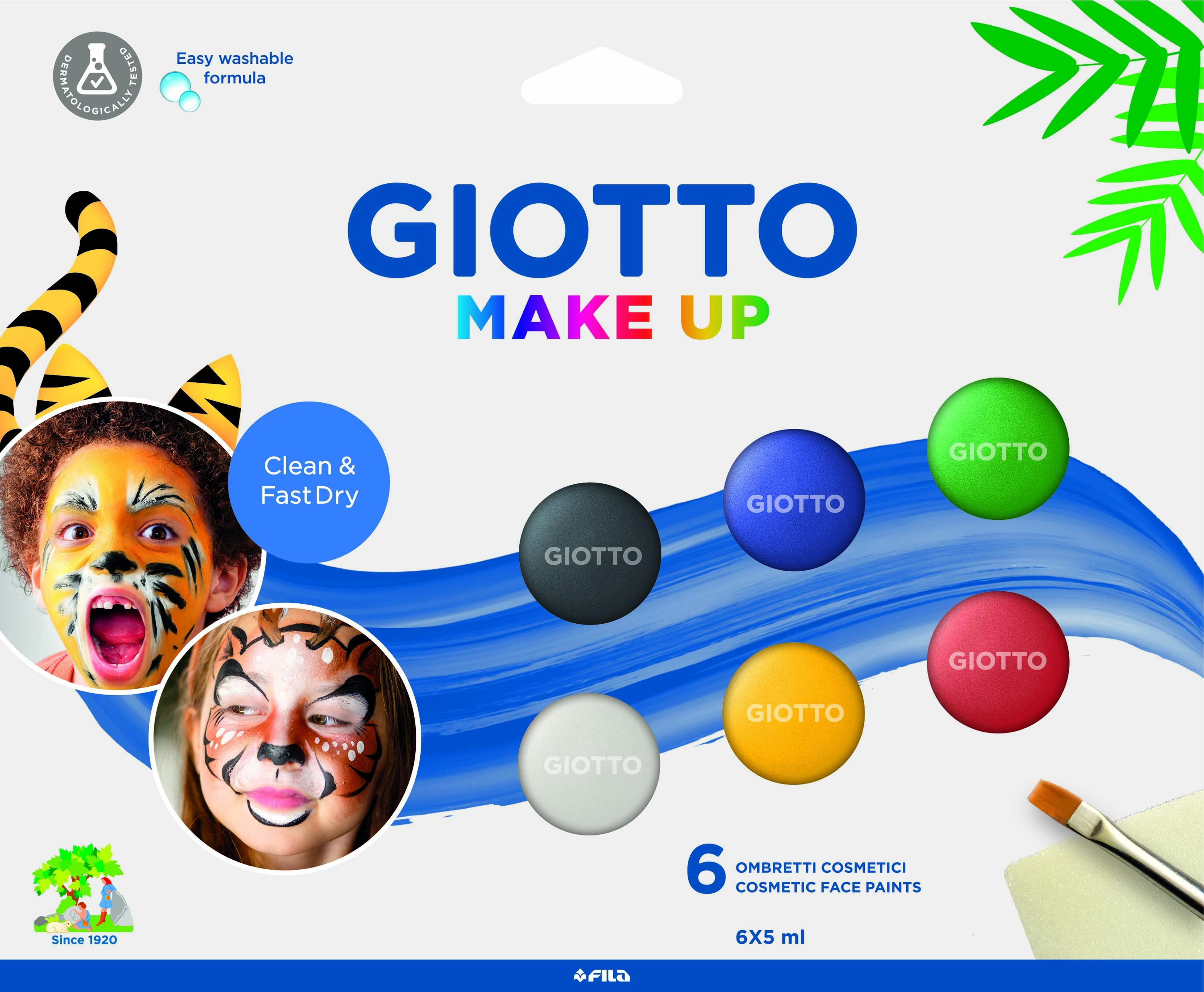 Giotto Makeup Ansigtsmaling klassisk 6x5 ml