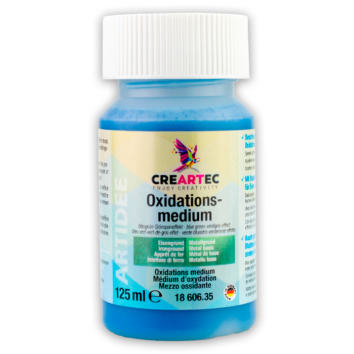 Oxidationsmedium - "blågrøn - irret/turkis" 125 ml