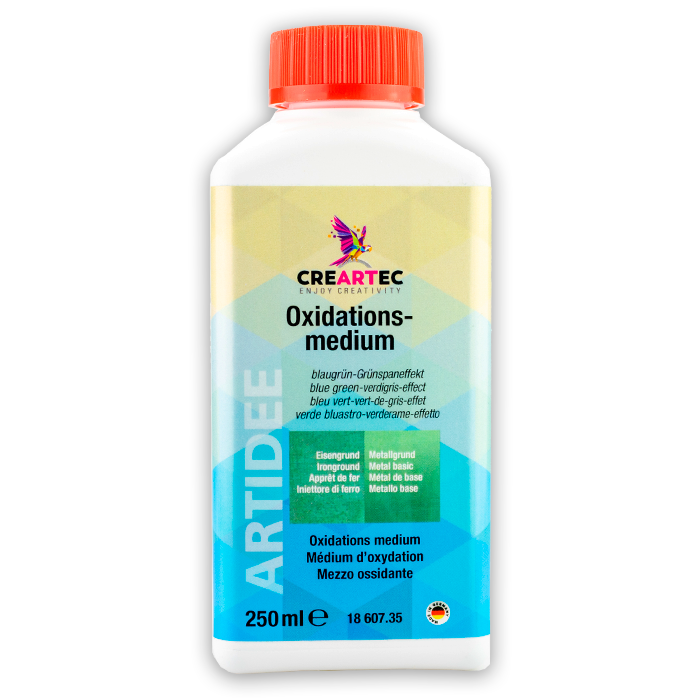 Oxidationsmedium - "blågrøn - irret/turkis" 250 ml