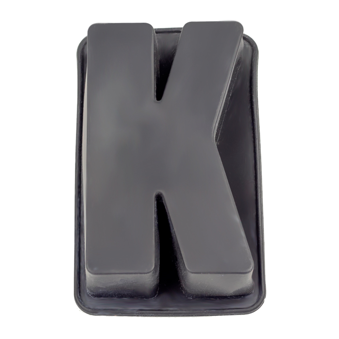 Silikoneform - Bogstaver Bogstavet "K"
