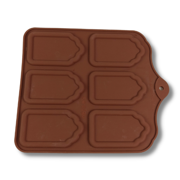 Silikonform - spiselige til- og frakort (Kort med sm hilsener)