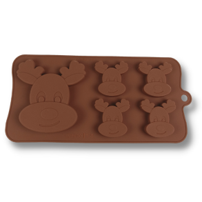 Silikonformen - Rudolf das Rentier