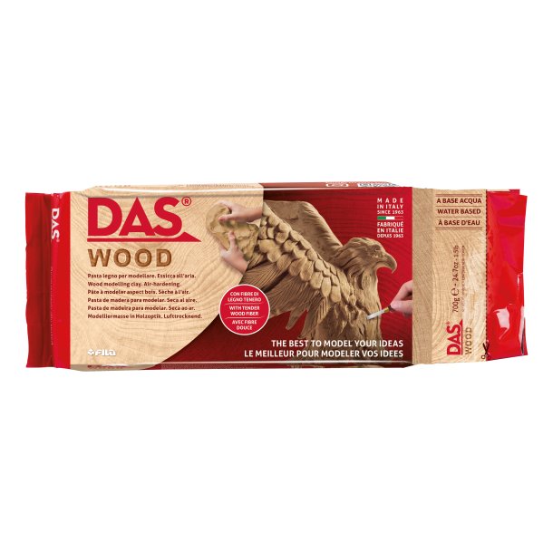 DAS Wood 700 g - lufttorkande, sjlvhrdande lera