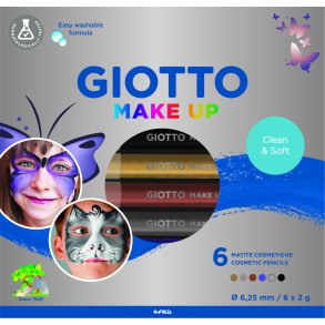 Giotto Make Up pencils metallic 6 pcs