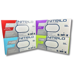 Bl nitrilhansker 50 stk.  ekstra lange og sterke