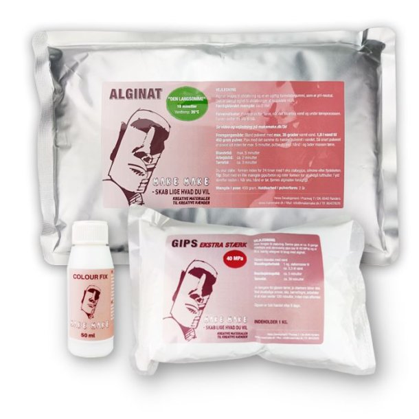 3D Abdruckset (Alginat +Gips) mit Colour Fix