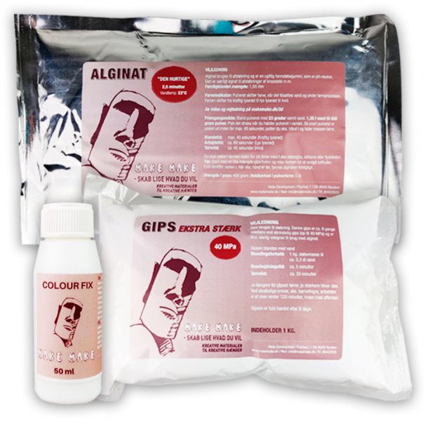 3D Abdruckset (Alginat +Gips) mit Colour Fix