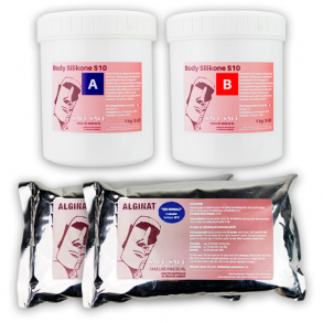 3D Silikon Abdruckset (Body Silikon + 2x Alginat)