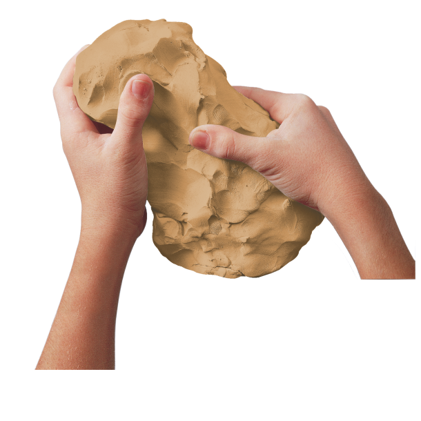 DAS Wood  lufttrkende, selvherdende leire som ligner tre