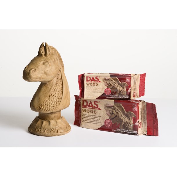 DAS Wood  lufttrkende, selvherdende leire som ligner tre