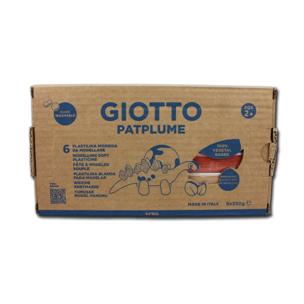 Giotto Patplume Modellervoks hudfarver 6x350 g