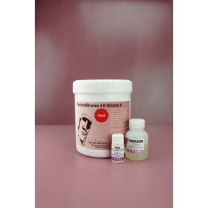 Spachtelbares Silikon - Flssiges Silikon (40 Shore A) 1 kg + Thix