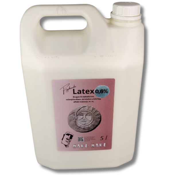 Flssiglatex / Latexmilch 5 Liter 0,6%