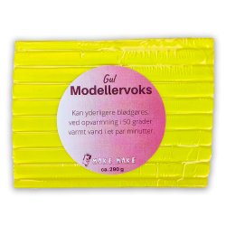 Gul modellvax