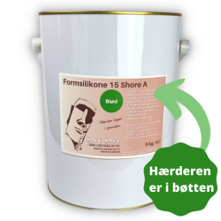 Formsilikon  Myk (15 Shore A) 5 kg
