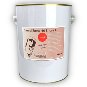 Flytande silikon - H�rd (40 Shore A) 5 kg