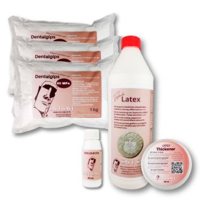 Form- und Gie�set (Latex und Gips)