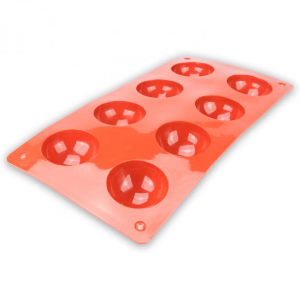 Silikoneform - Halvkugle 4,5 cm