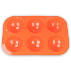 Silikoneform - Halvkugle 5 cm