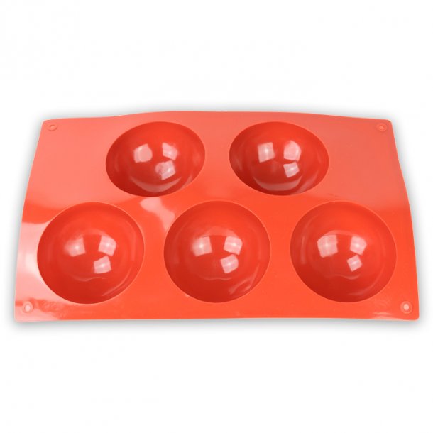 Silikoneform - Halvkugle 7 cm