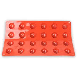 Silikonform - Halvkule 2,5 cm