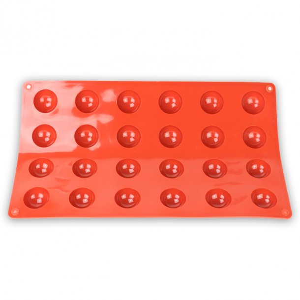 Silikonform - Halvkule 2,5 cm